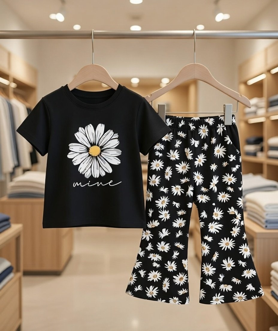 Ultra-Soft 100% Pure Cotton Kids T-Shirt Set – Breathable & Cozy for Everyday Play