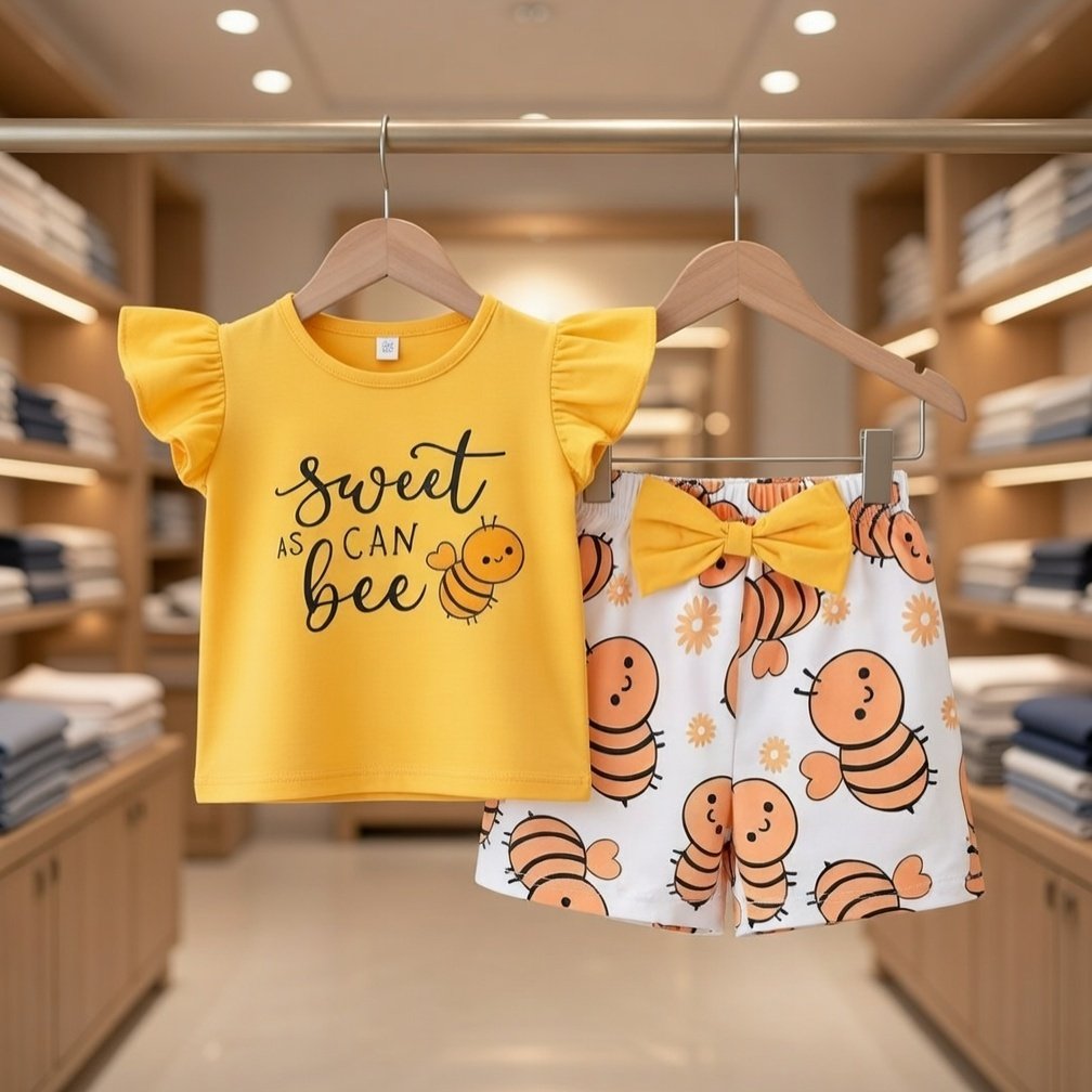 Ultra-Soft 100% Pure Cotton Kids T-Shirt Set – Breathable & Cozy for Everyday Play