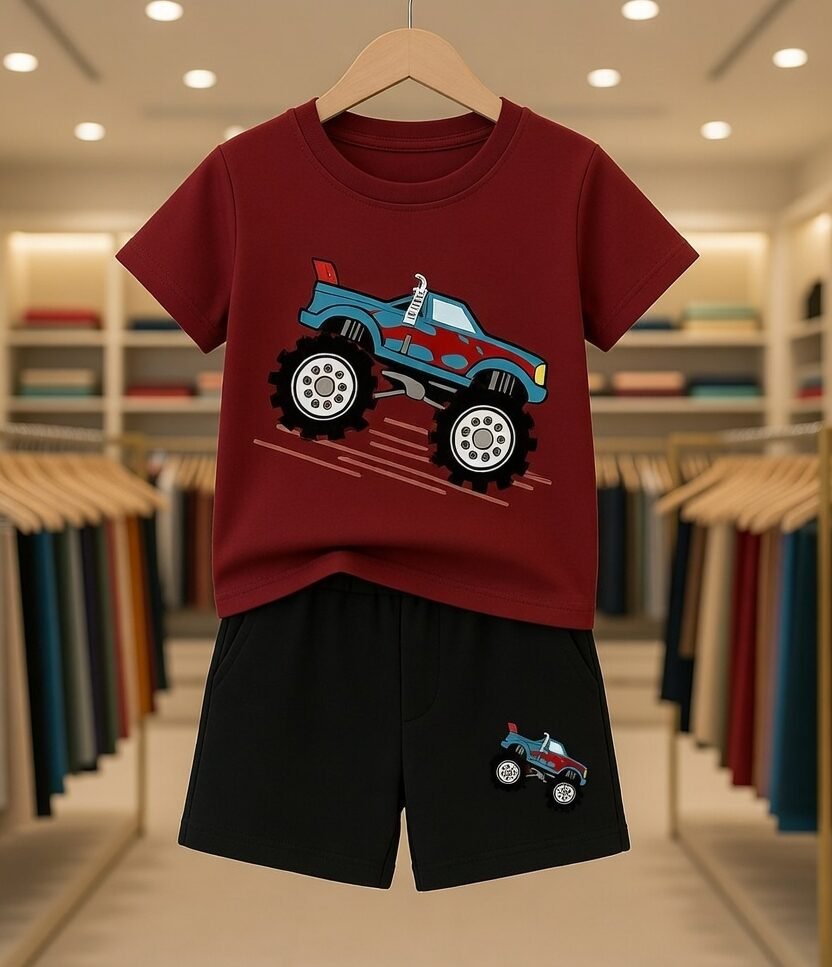 Ultra-Soft 100% Pure Cotton Kids T-Shirt Set – Breathable & Cozy for Everyday Play